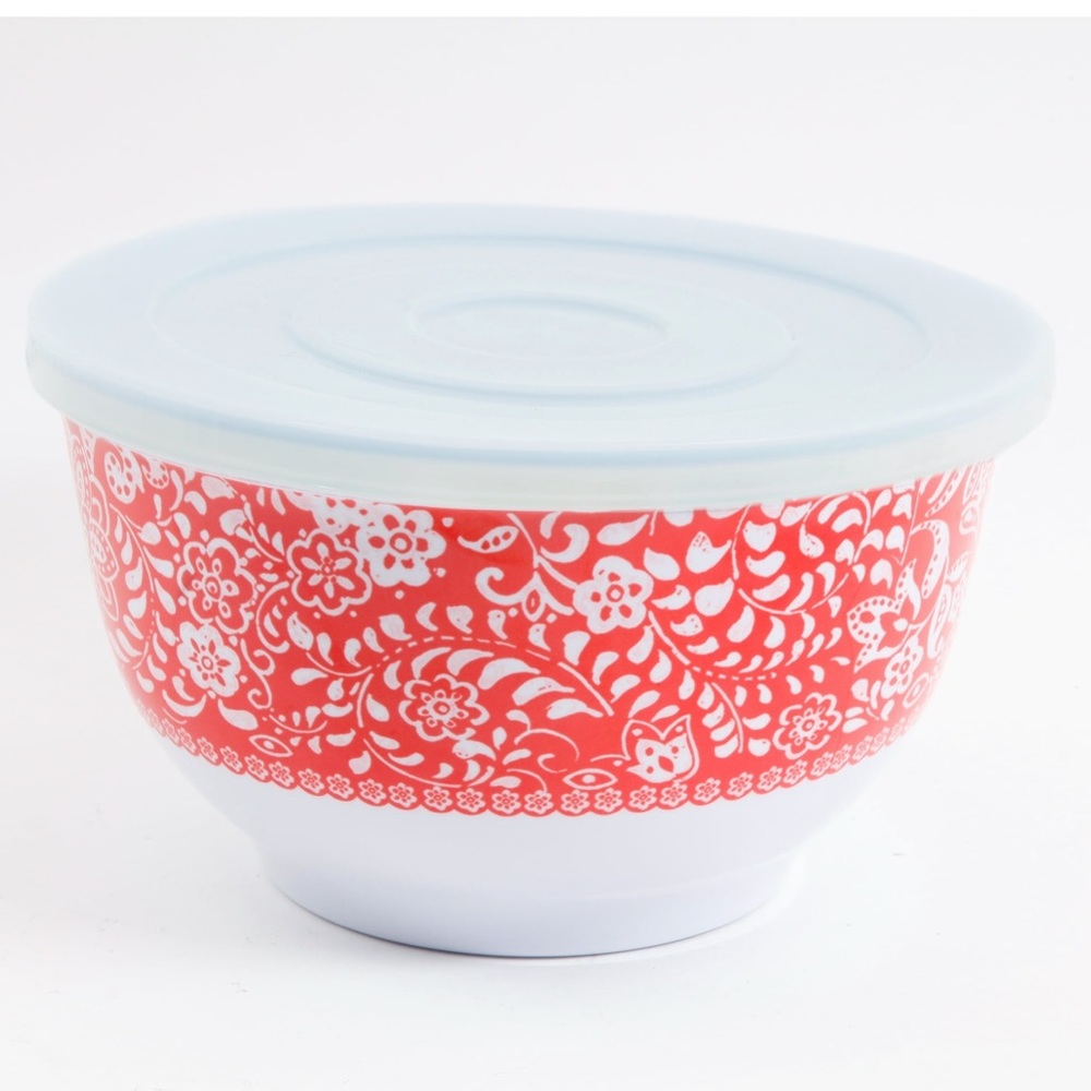 The Pioneer Woman Traveling Vines Melamine Mixing Bowl Set, 10-Piece Set NEW - Picture 7 of 8